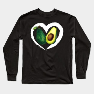 Love Avocado Long Sleeve T-Shirt